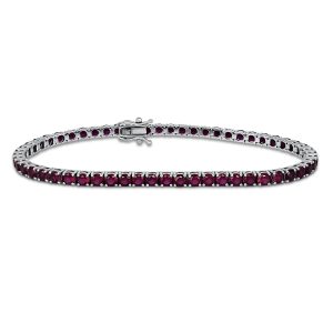 צמיד טניס רובין 10 קראט