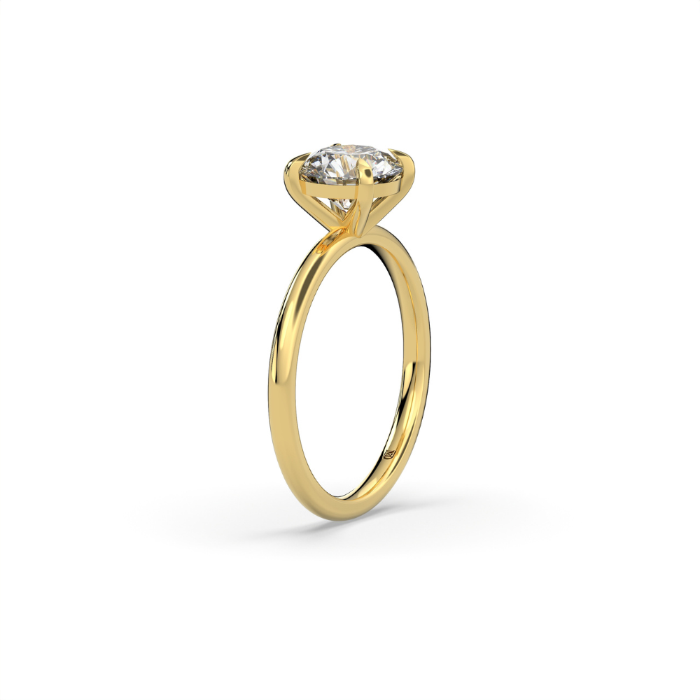 טבעת אירוסין סוליטר 1.5 קראט – תמונה 3